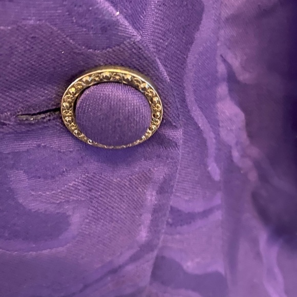 RIMINI 2 PIECE PURPLE SKIRT SUIT SIZE 16 - Picture 3 of 12